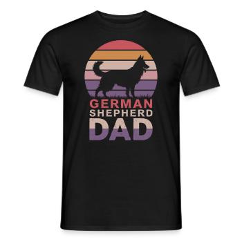 German Shepherd Saying German Shepherd Gift - Men's T-Shirt - black - Front - AI Model Male 178 light (178cm)