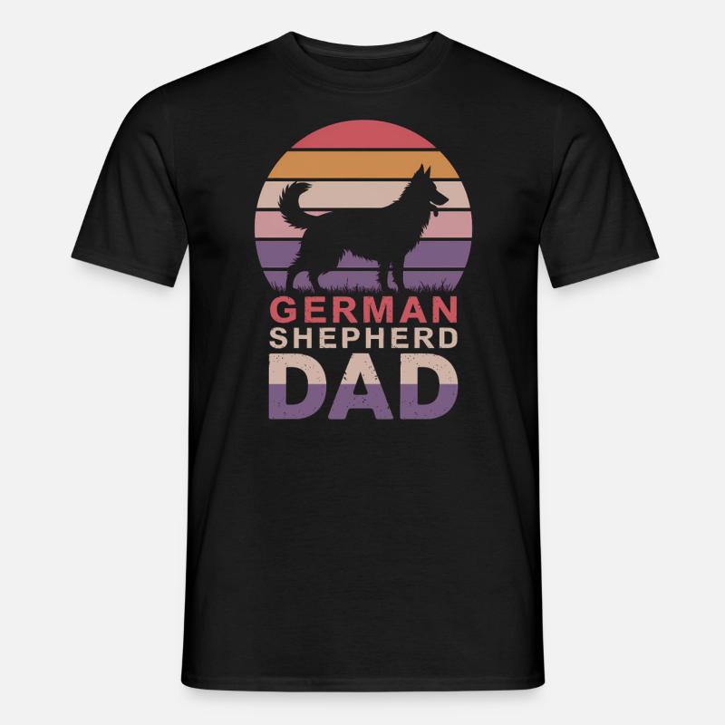 Deutscher Schäferhund Spruch Schäferhund Geschenk - Männer T-Shirt - Schwarz