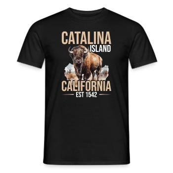 Catalina Island Birthday Crew - Männer T-Shirt - Schwarz - Vorne - AI Model Male 178 light (178cm)