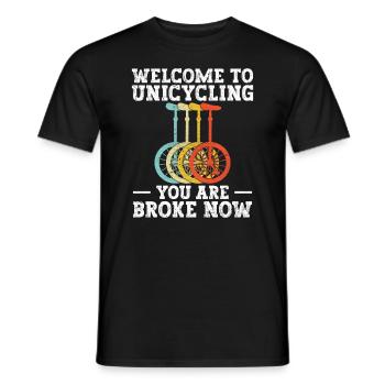 Willkommen Bei Einheitspunkten, Sie Sind Jetzt - Männer T-Shirt - Schwarz - Vorne - AI Model Male 178 light (178cm)
