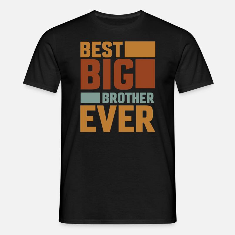 Den bedste storebror nogensinde! Bedste storebror nogensinde - T-shirt til herrer - sort