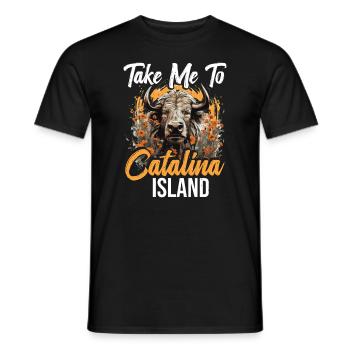 Bring Mich Zur Insel Catalina Beach - Männer T-Shirt - Schwarz - Vorne - AI Model Male 178 light (178cm)