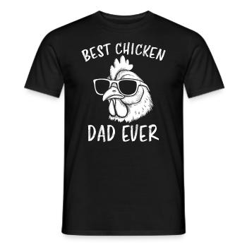 Poulet Disant Coq Fermier Drôle Poulet Cadeau - T-shirt homme - noir - Devant - AI Model Male 178 light (178cm)