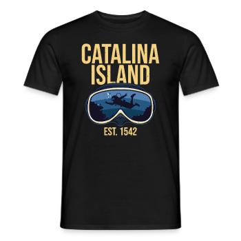 Catalina Island Birthday Crew - Männer T-Shirt - Schwarz - Vorne - AI Model Male 178 light (178cm)