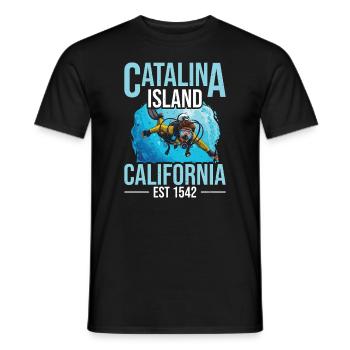 Catalina Island Birthday Crew - Männer T-Shirt - Schwarz - Vorne - AI Model Male 178 light (178cm)