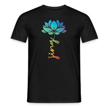 Attraper la chanson Fleur Perdre Go Et Deep - T-shirt homme - noir - Devant - AI Model Male 178 light (178cm)