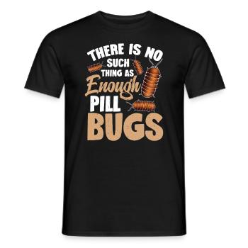 There are no enough pill errors - Men's T-Shirt - black - Front - AI Model Male 178 light (178cm)