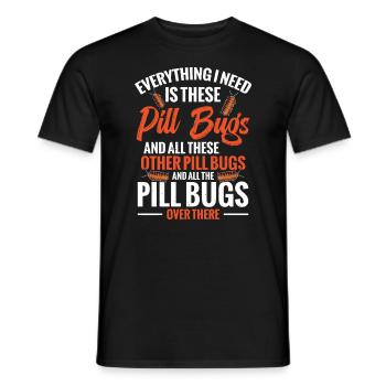Tout ce dont j’ai besoin, ce sont ces erreurs de pilule - T-shirt homme - noir - Devant - AI Model Male 178 light (178cm)