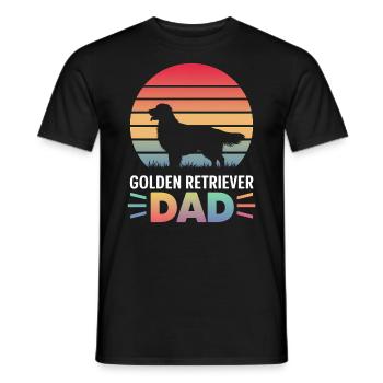 Golden Retriever Spruch Golden Retriever Geschenk - Männer T-Shirt - Schwarz - Vorne - AI Model Male 178 light (178cm)