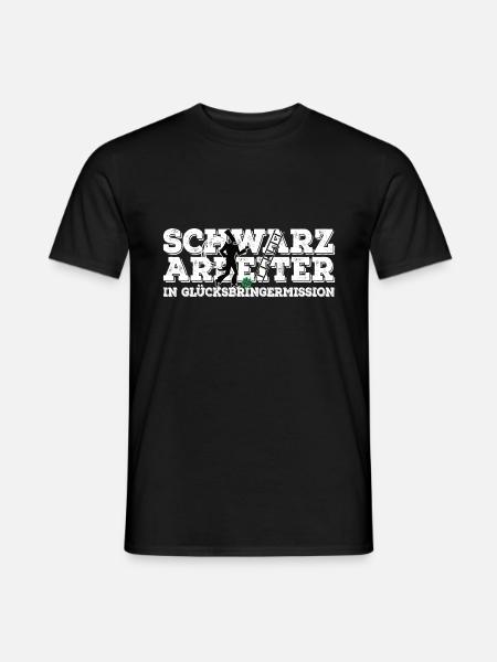 Schornsteinfeger Glücksbringer Kaminfeger Sottje - Männer T-Shirt - Schwarz