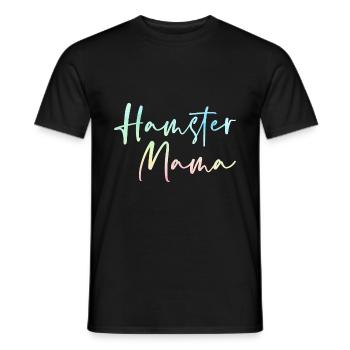 Hamster Mama Animal Lover Pet Owner Rodents Hamste - Männer T-Shirt - Schwarz - Vorne - AI Model Male 178 light (178cm)