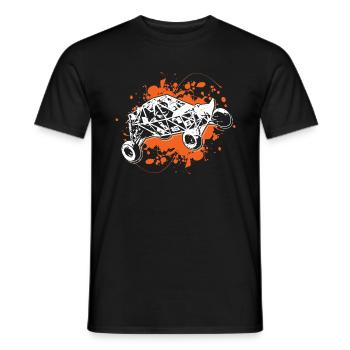 Strandbuggy Shirt Geschenk Buggy Strandauto - Männer T-Shirt - Schwarz - Vorne - AI Model Male 178 light (178cm)