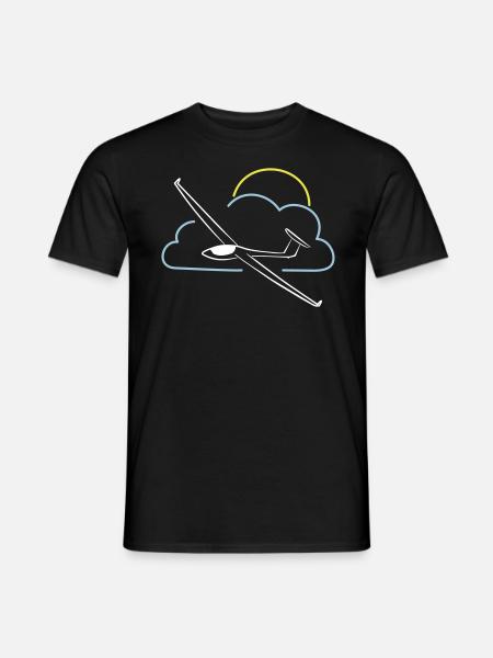 Tshirt Glider Glider Glide Gift - T-shirt homme - noir