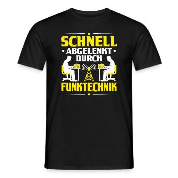 Amateurfunker Amateurfunk Radio Ham Amateur Radio - Männer T-Shirt - Schwarz - Vorne - AI Model Male 178 light (178cm)