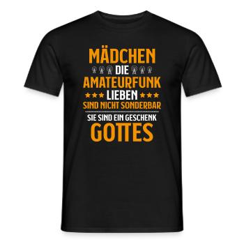 Amateurfunker Amateurfunk Radio Ham Amateur Radio - Männer T-Shirt - Schwarz - Vorne - AI Model Male 178 light (178cm)