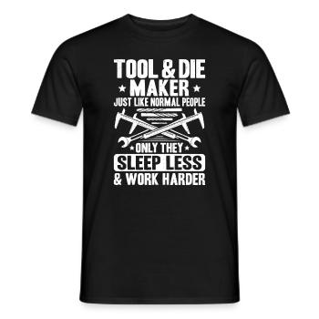 Werkzeugmechaniker Werkzeugmacher Tool & Die Maker - Männer T-Shirt - Schwarz - Vorne - AI Model Male 178 light (178cm)
