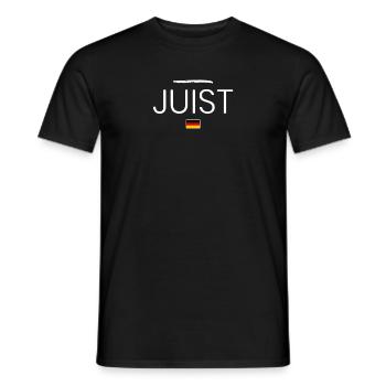 Juist Urlaub - Männer T-Shirt - Schwarz - Vorne - AI Model Male 178 light (178cm)