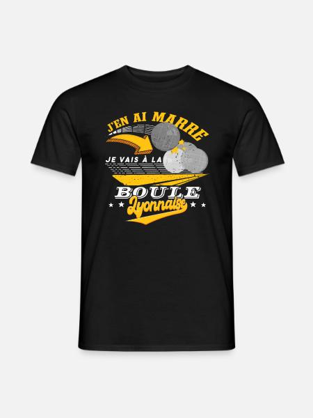 Boule Lyonnaise - T-shirt homme - noir