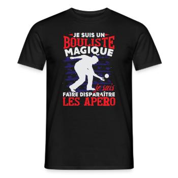 Je Suis Un Bouliste Magique - T-shirt homme - noir - Devant - AI Model Male 178 light (178cm)