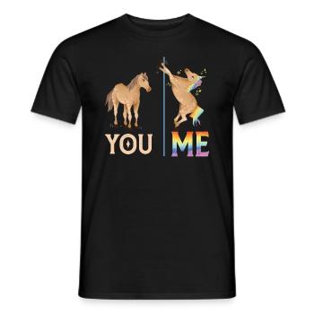 Drôle LGBTQ - T-shirt homme - noir - Devant - AI Model Male 178 light (178cm)