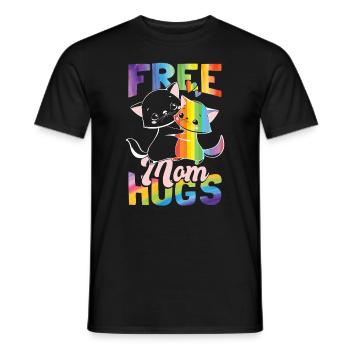 Pride Month | LGBTQ Mom | Lesbische | Schwul - Männer T-Shirt - Schwarz - Vorne - AI Model Male 178 light (178cm)