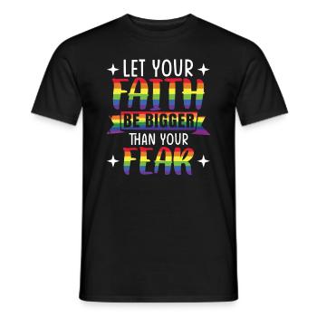 LGBTQ Zitat LGBT Pride Monat - Männer T-Shirt - Schwarz - Vorne - AI Model Male 178 light (178cm)