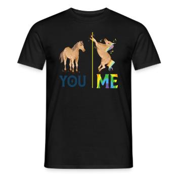 Drôle de mois de la fierté gay LGBT - T-shirt homme - noir - Devant - AI Model Male 178 light (178cm)