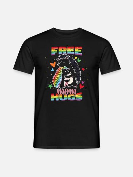 Câlins gratuits pour maman - T-shirt homme - noir