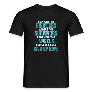 PTSD Awareness Month - Men's T-Shirt - black - Front - AI Model Male 178 light (178cm)