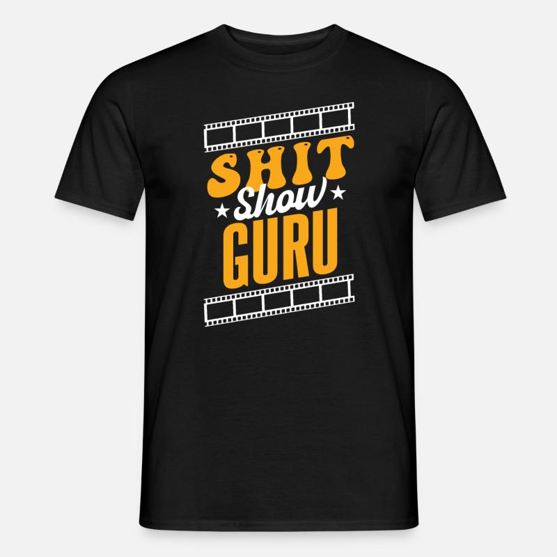 Scheiße-Show-Guru - Männer T-Shirt - Schwarz