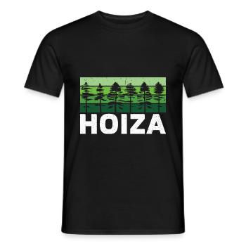 Holzfäller Forstwirt Waldarbeiter - Männer T-Shirt - Schwarz - Vorne - AI Model Male 178 light (178cm)