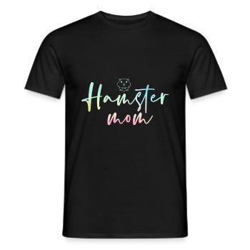 Hamster Mom Animal Lover Pet Owner Rodents Hamster - Männer T-Shirt - Schwarz - Vorne - AI Model Male 178 light (178cm)
