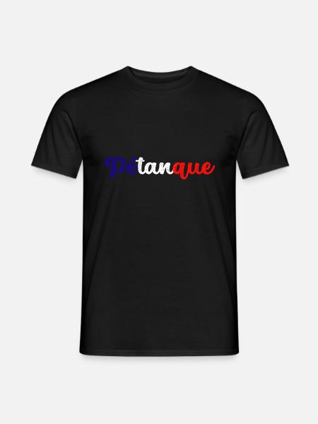 Petanque, for bowling - Men's T-Shirt - black