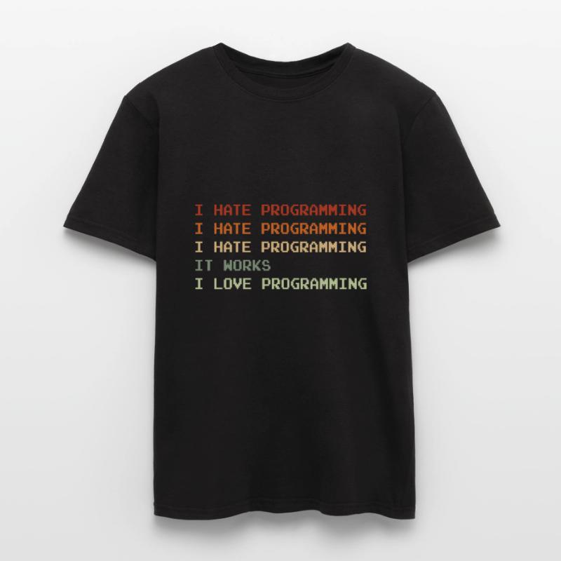 Things I Hate Programming Coder Coding Developer S Männer T-Shirt