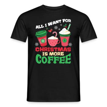 Cadeaux de Noël Noël - T-shirt homme - noir - Devant - AI Model Male 178 light (178cm)