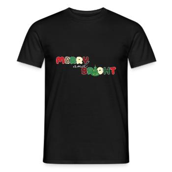 Weihnachten Weihnachtsmann Geschenke - Männer T-Shirt - Schwarz - Vorne - AI Model Male 178 light (178cm)