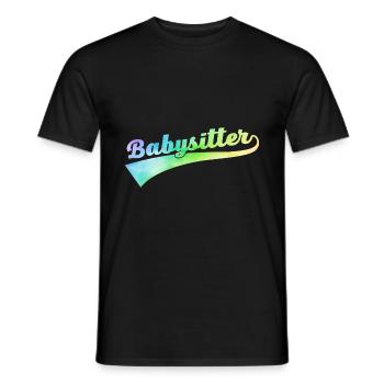Babysitter Graphic Daycare Provider Daycare Teach - Männer T-Shirt - Schwarz - Vorne - AI Model Male 178 light (178cm)