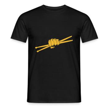 Drumstick Drummer Drum Drumming Drummers - T-shirt homme - noir - Devant - AI Model Male 178 light (178cm)