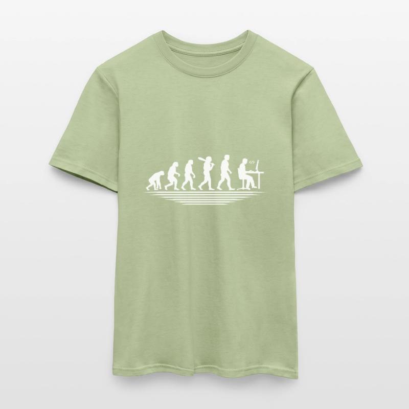 Coffee Coding Evolution Coder Developer Nerd Coffe Men's T-Shirt