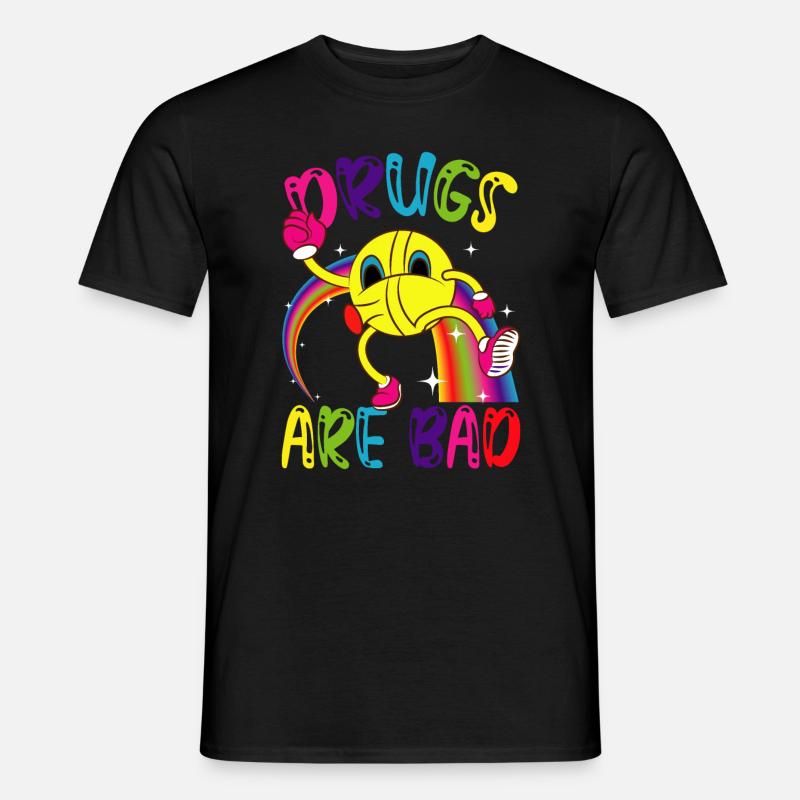 Festival Psychedelic - Männer T-Shirt - Schwarz