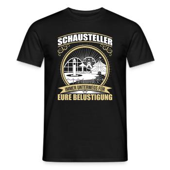 Freizeitpark Kirmes - Männer T-Shirt - Schwarz - Vorne - AI Model Male 178 light (178cm)