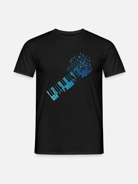 Synthesizer Keyboard - Men's T-Shirt - black