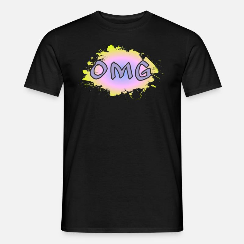 OMG - Männer T-Shirt - Schwarz