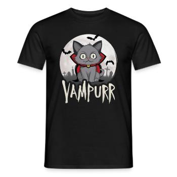Vampurr - T-shirt homme - noir - Devant - AI Model Male 178 light (178cm)