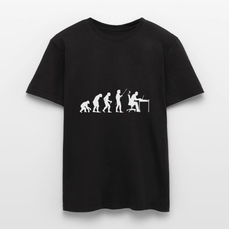Evolution Of Man Coding Software Developer Program Männer T-Shirt