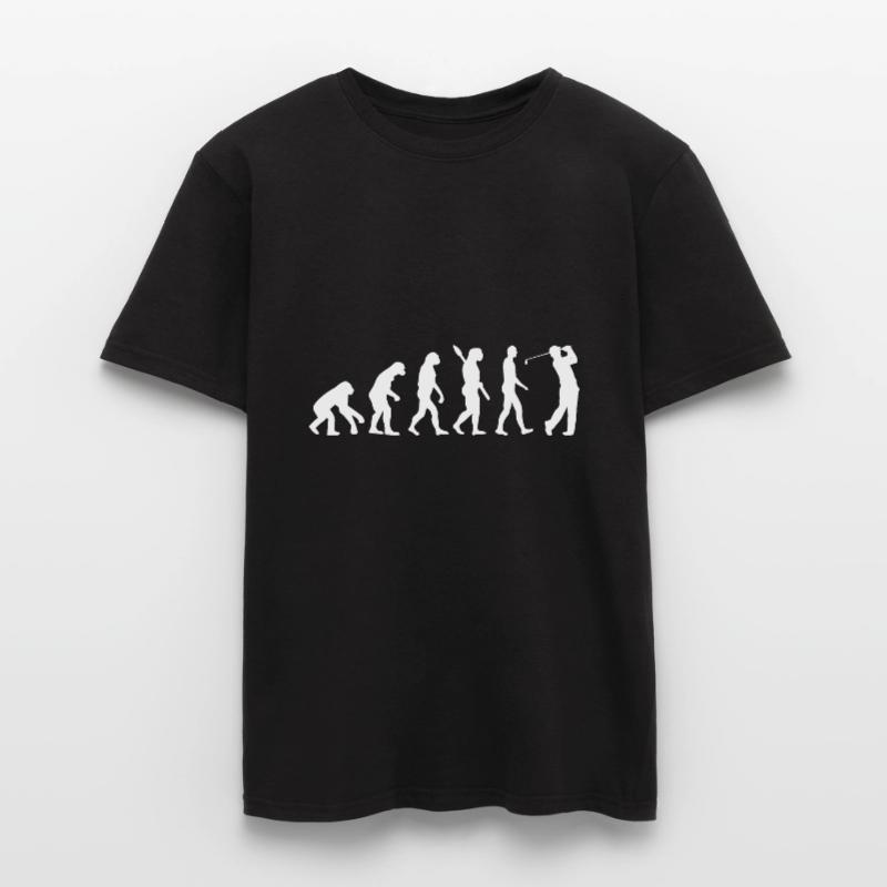 Evolution Graphic Golfer Golf Player Golfing Golf Männer T-Shirt