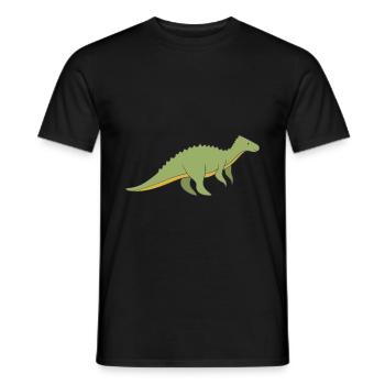 Dinosaures - T-shirt homme - noir - Devant - AI Model Male 178 light (178cm)