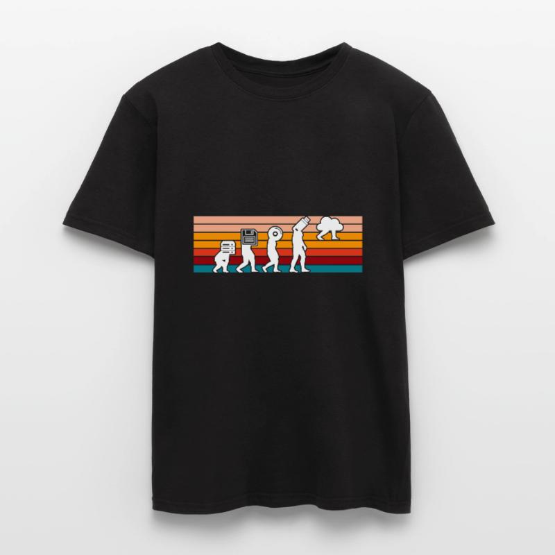 Evolution Of Man Coding Software Developer Program Männer T-Shirt