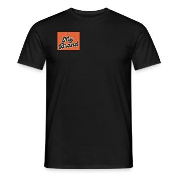 YOUR Brand is YOUR Personality - Men's T-Shirt - black - Front - AI Model Male 178 light (178cm)