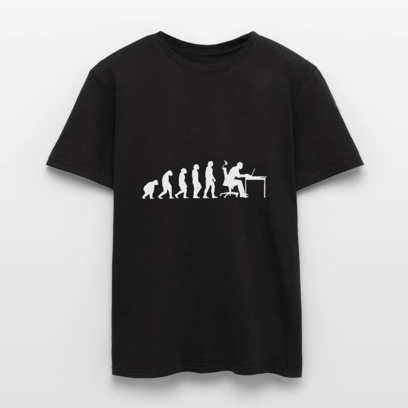 Evolution Of Man Coding Software Developer Program Männer T-Shirt